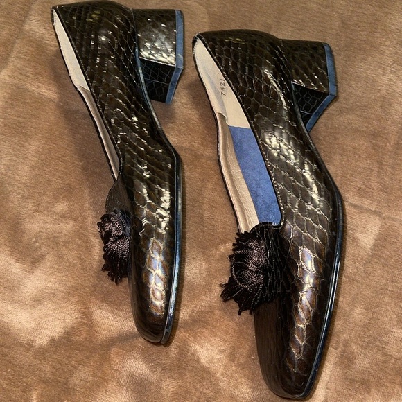 🌹California Magdesians Elegant Brown Tassel Loafers for Women - Picture 4 of 6